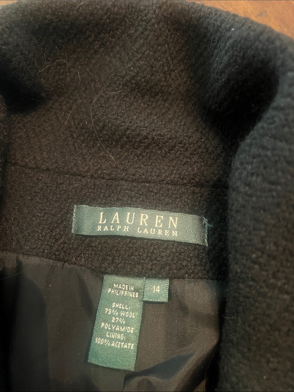 Vintage Ralph Lauren Black Mandarin Collar frog closure Jacket - Picture 2 of 7
